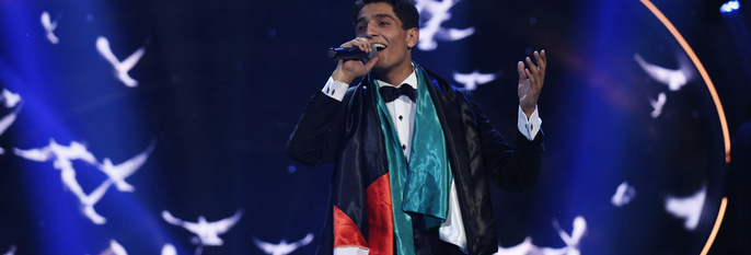  VANT:  Palestinske Mohammed Assaf vant konkurransen «Idol» i Midtøsten. 