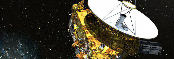  ROMSONDE:  Denne romsonden skal ta bilder av dvergplaneten Pluto. Nå har den blitt vekket opp.