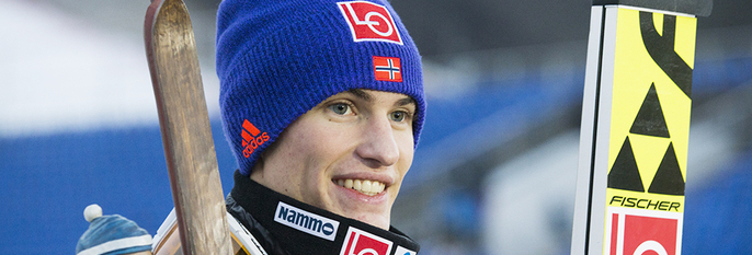  DYKTIG:  Daniel-André Tande er flink til å hoppe på ski. Nå kan han bli beste hopper i verden.