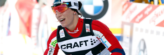  SKUFFET:  Marit Bjørgen klarte ikke å vinne gull i konkurransen Tour de Ski.