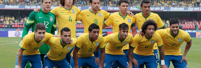 BRASIL:Torsdag starter verdens-mesterskapet i fotball i Brasil. Det brasilianske laget (bildet) har gode muligheter til å vinne VM. Det tror NRK-ekspert Andreas S. Smith.