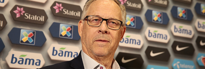 NY: Lars Lagerbäck er Norges nye sjef for landslaget i fotball. Han er svensk.